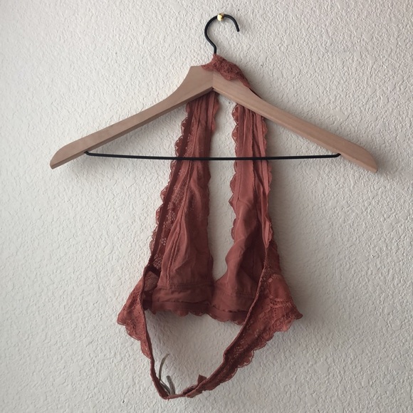 Galloon lace halter bra - Picture 2 of 3